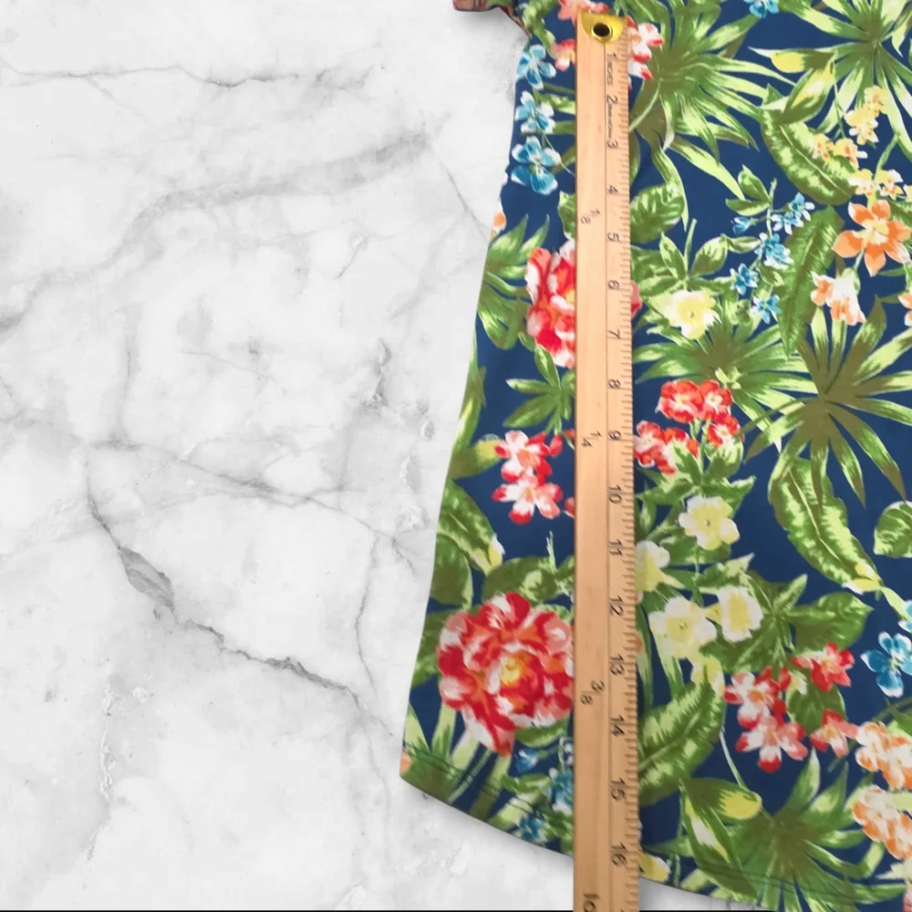 J.Jill Short Sleeve Tropical Shirt Top Blouse Size Medium (M) C88 - Picture 8 of 9